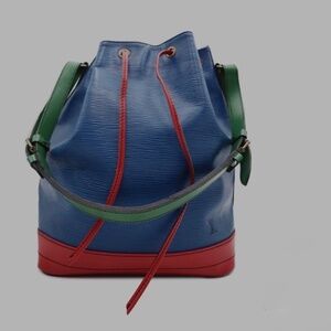 LOUIS VUITTON Epi Tricolor Noe. Red Bule & Green Includes dust bag